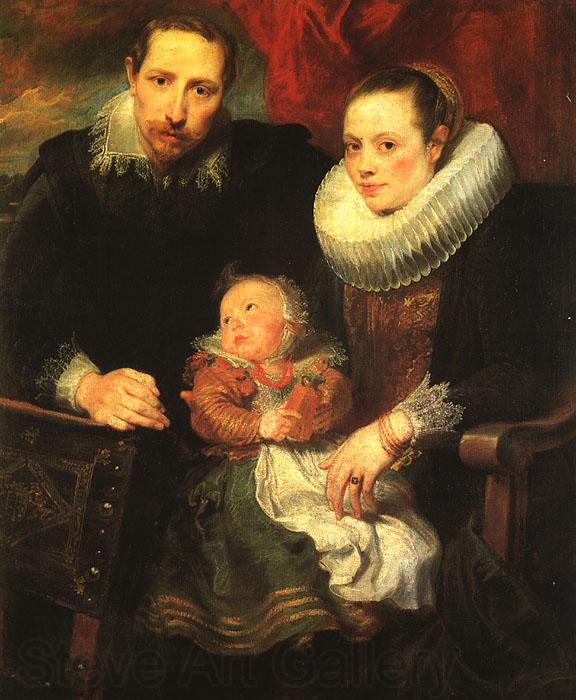 Anthony Van Dyck Family Portrait_5 Spain oil painting art